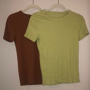 TWO Tight Short Sleeve Tee’s
